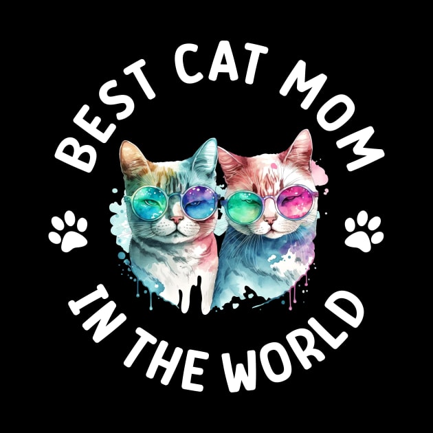 Best cat mom in the world by Crazy.Prints.Store