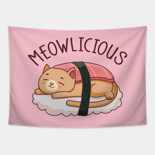 Meowlicious Tapestry by GazingNeko