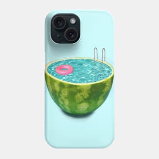 watermelon surrealism Phone Case