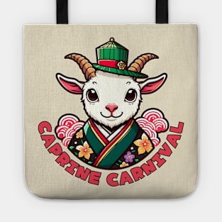 Mardi Gras goat Tote