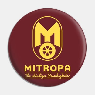 Mitropa logo - your constant travel companion (yellow) Pin