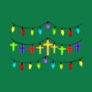 CHRISTMAS CHRISTIAN LIGHTS T-Shirt