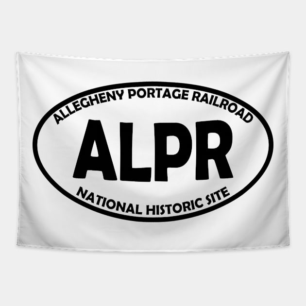 Allegheny Portage Railroad National Historic Site oval Tapestry by nylebuss