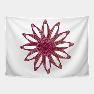 Spirograph Vibrant--Pink and Purple Tapestry