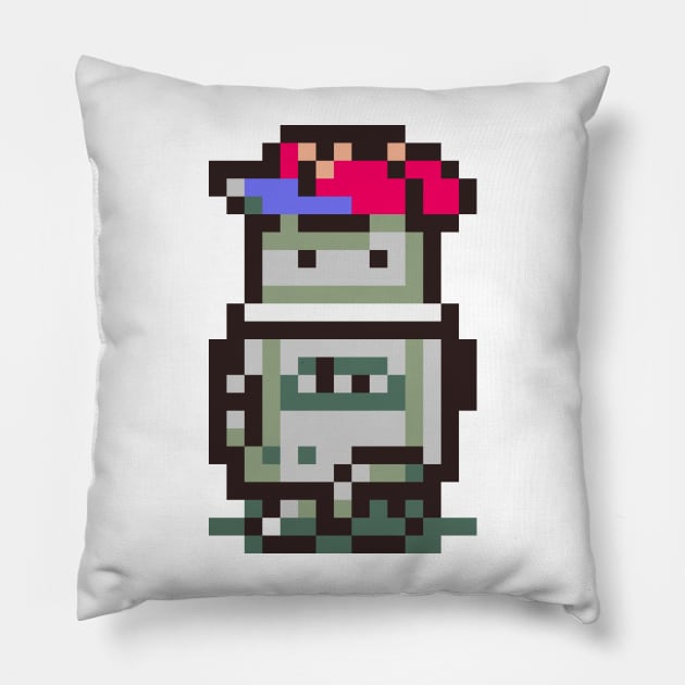 Ness-Bot Sprite Pillow by SpriteGuy95