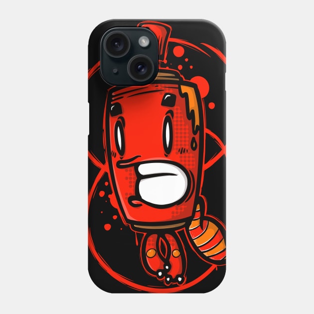 spray cat Phone Case by manuvila