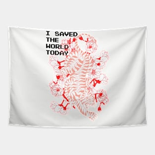 I Saved The World Tapestry