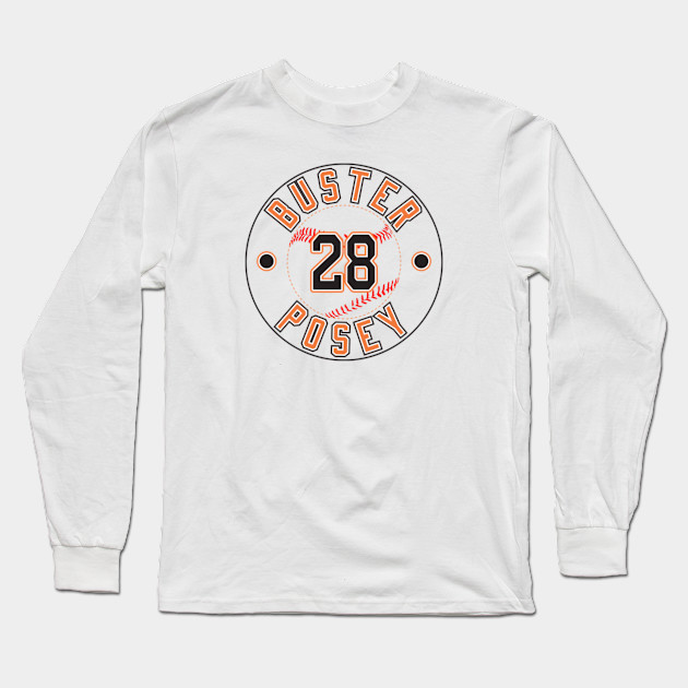  Buster Posey Long Sleeve T-Shirt - Apparel : Sports & Outdoors