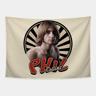 Vintage 80s Phil Collins Tapestry