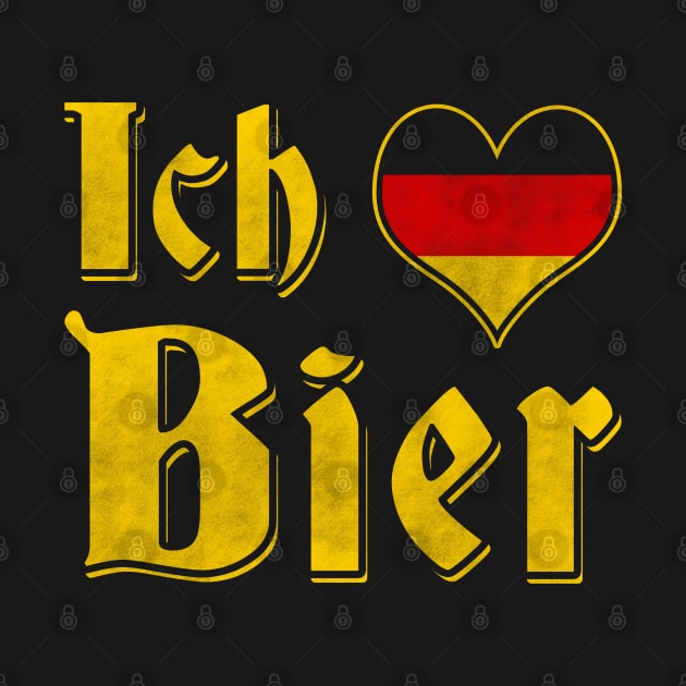 Ich Liebe Bier (I Love Beer) Bavarian Design by awesomemerch2