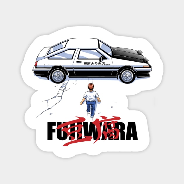 Fujiwara Magnet by CoinboxTees