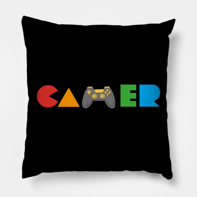 Gamer Pillow by HarlinDesign