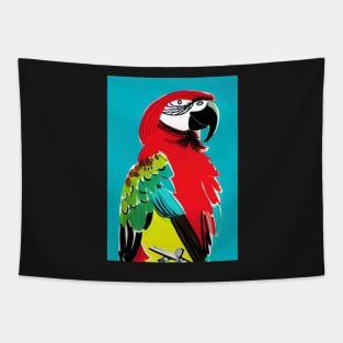 HANDSOME RED PARROT Tapestry