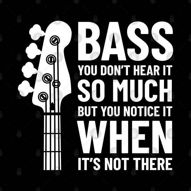 Bass Guitar You Don't Hear It So Much Dark Theme by nightsworthy