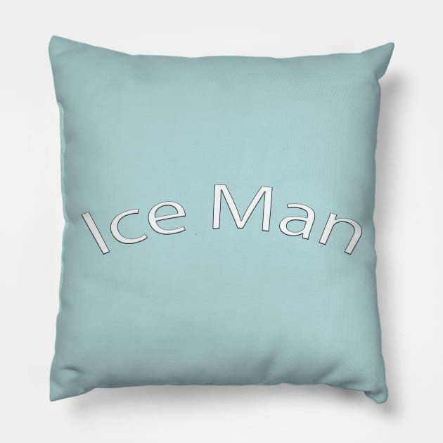 Ice Man Pillow by Grazia