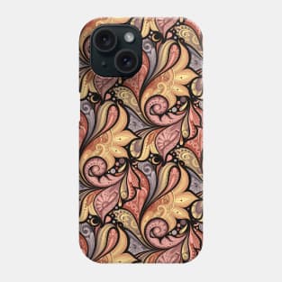 Floral Pattern in Paisley Garden Indian Style Phone Case