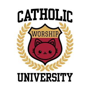 Cat-holic university T-Shirt