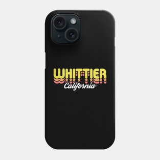 Retro Whittier California Phone Case