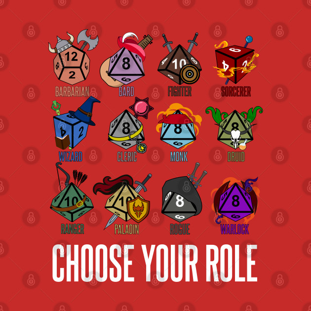 D&D Character Class Hit Dice - Dungeons And Dragons - Phone Case