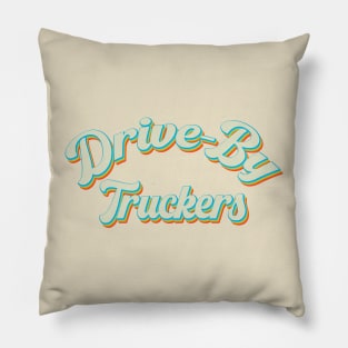 vintage color drive by truckers Pillow