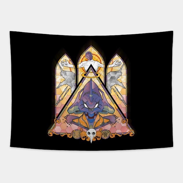 Holy E V A Tapestry by se7te