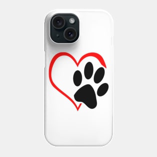 Paw and Love | Valentine's day Phone Case