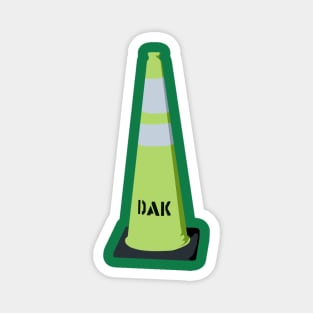 Welcome to a Kingdom of Green Cones Magnet