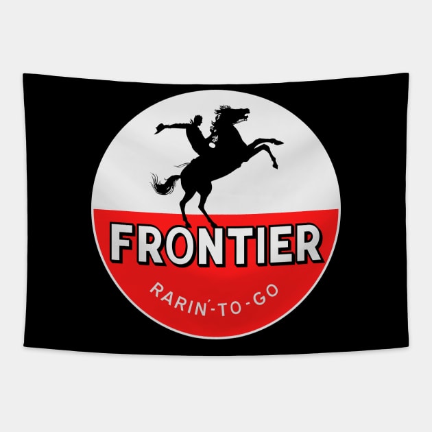 Frontier Gasoline Rarin'-to-go Tapestry by Hit the Road Designs