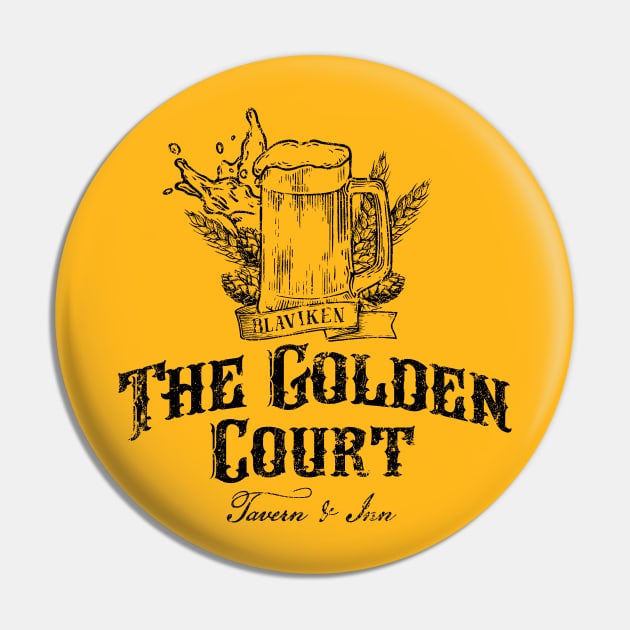 The Golden Court Pin by MindsparkCreative