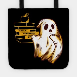 Read more books Cute horror Ghosts Read more boooooks Halloween Tote