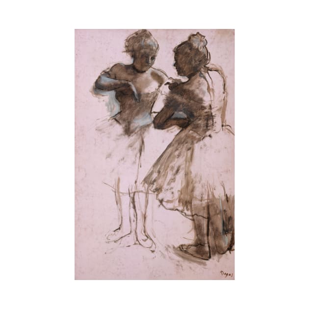 Two Dancers by Edgar Degas by Classic Art Stall