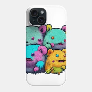 Wombie Zombats - Colorful And Playful Graphic Phone Case