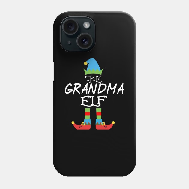 The Grandma Elf Matching Family Group Christmas Party Phone Case by CareTees