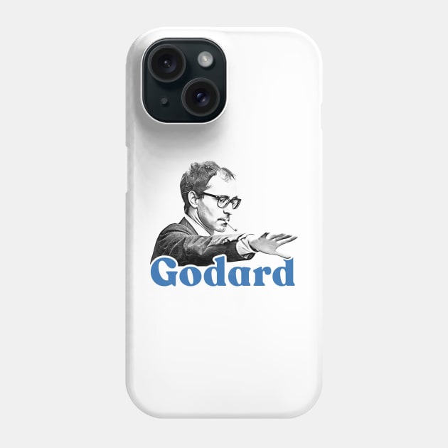 Jean-Luc Godard --Fan Artwork Phone Case by DankFutura