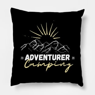 Camping Adventure Pillow