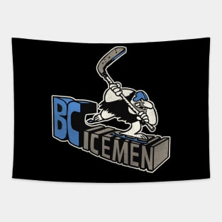 Defunct BC Icemen Hockey Team Tapestry