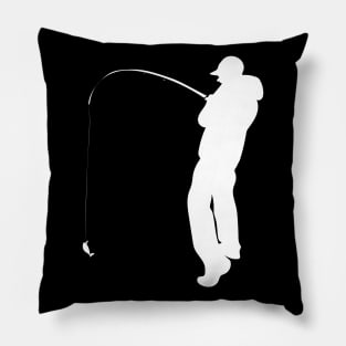 Fisherman angler fishing fishing Pillow