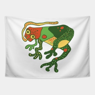 Funky Frog Tapestry