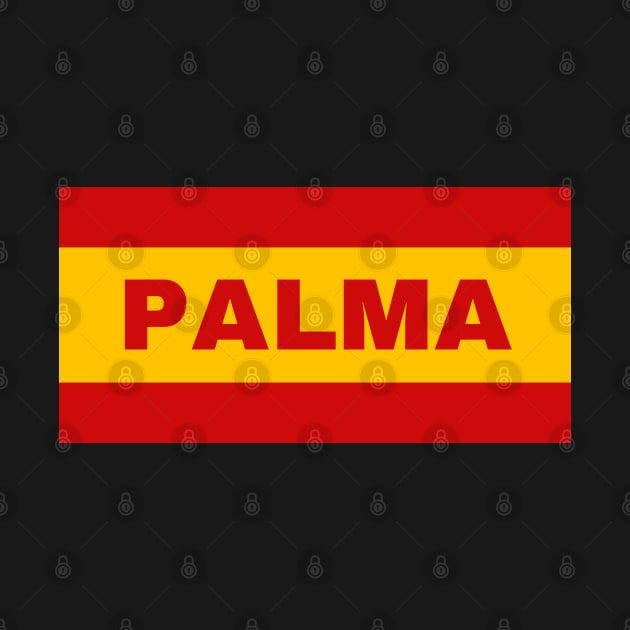 Palma City in Spanish Flag Colors by aybe7elf