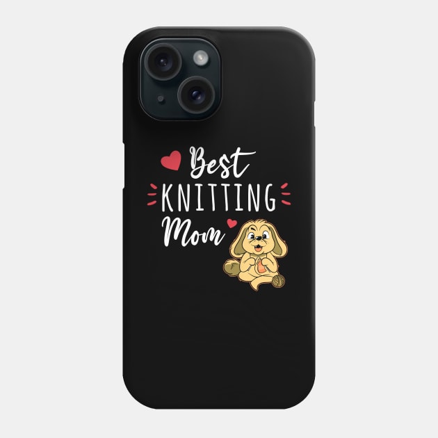 Best Knitting Mom Phone Case by Little Duck Designs