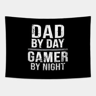 Dad By Day Gamer By Night Tapestry