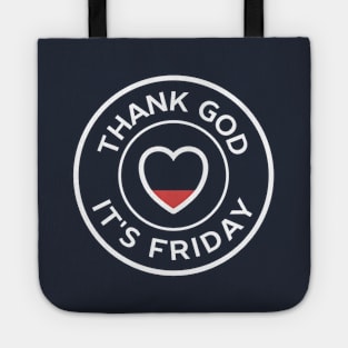 Minimal thank god it’s friday Tote