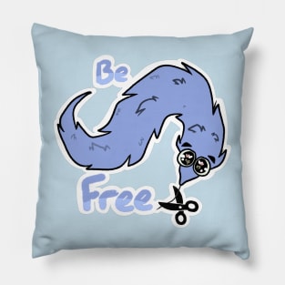 Be Free! [BLUE] Pillow