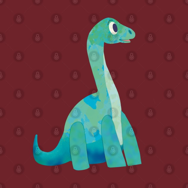 Dinosaur - Brontosaurus by FlippinTurtles