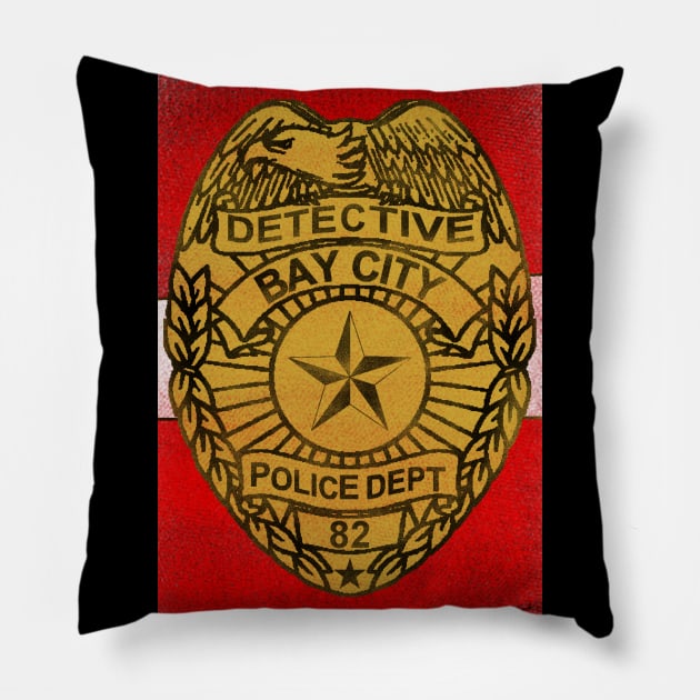 Detective 82 Pillow by J. Rufus T-Shirtery