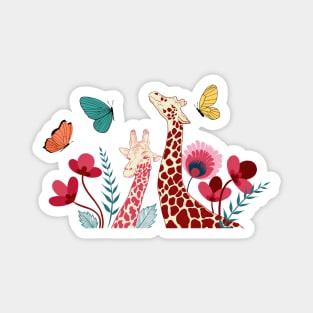 love giraffes Magnet