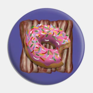 Donut and Bacon Pin