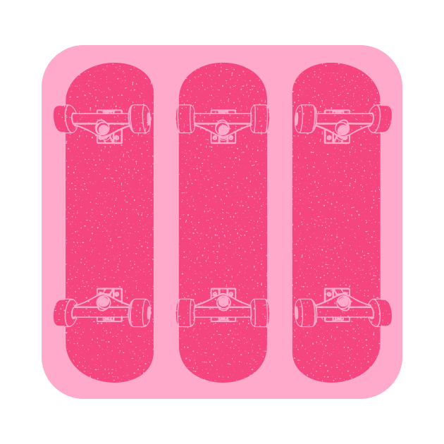 Girls Skate Pink by AKdesign