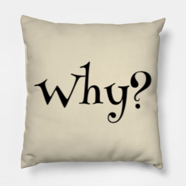 Why? Pillow by Hammer905