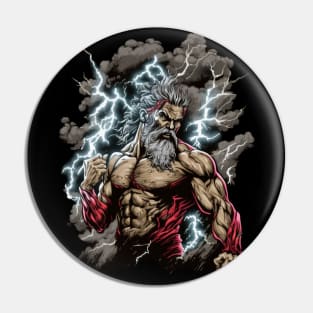 King Of The Gods Pin